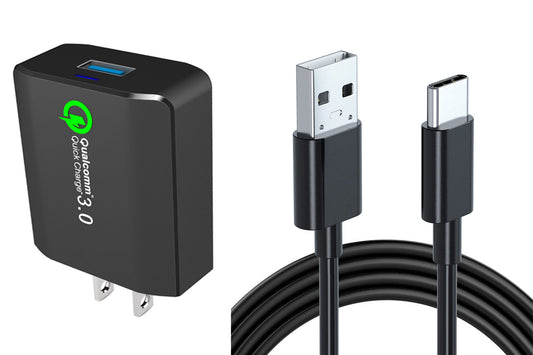 Home Charger, Travel Turbo Charge Type-C 6ft USB Cable 18W Fast - NWB75 967-1