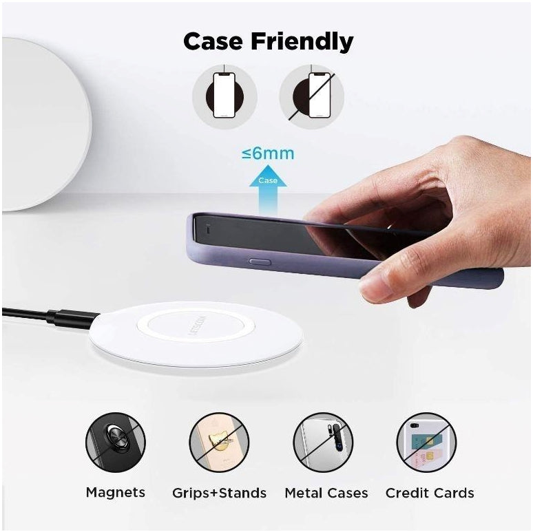 15W Wireless Charger, Quick Charge Slim Charging Pad Fast - NWWH3