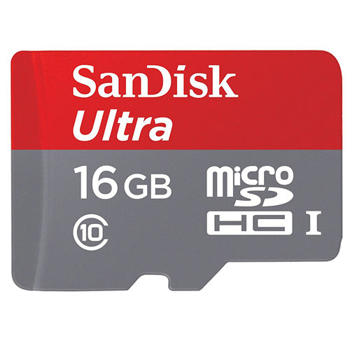 16GB Memory Card, MicroSDHC Class 10 MicroSD High Speed Sandisk Ultra - NWR16