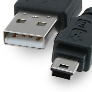 Car Home Charger, Adapter Power Mini-USB Retractable USB Cable - NWB82