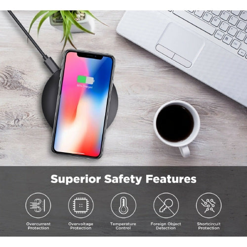 15W Wireless Charger, Quick Charge Slim Charging Pad Fast - NWWH1