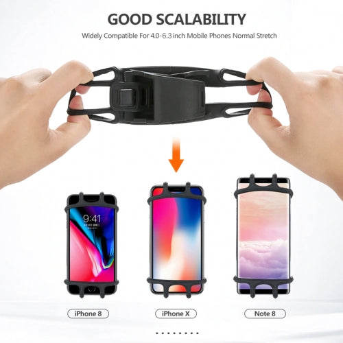 Bicycle Mount, Strap Non-Slip Bike Silicone Holder Handlebar - NWG11
