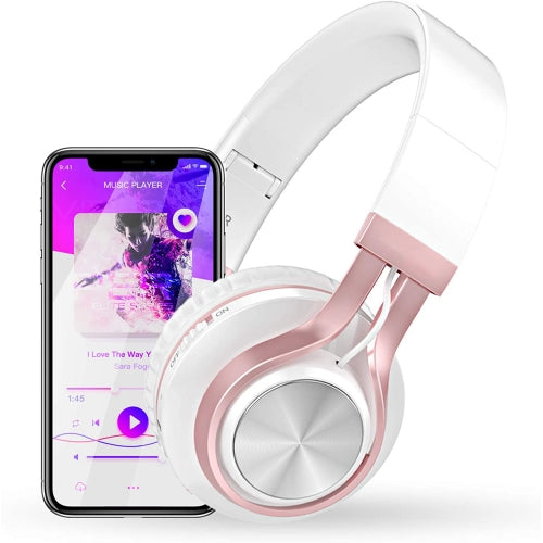 Wireless Headphones, Earphones Hands-free w Mic Headset Foldable - NWE50