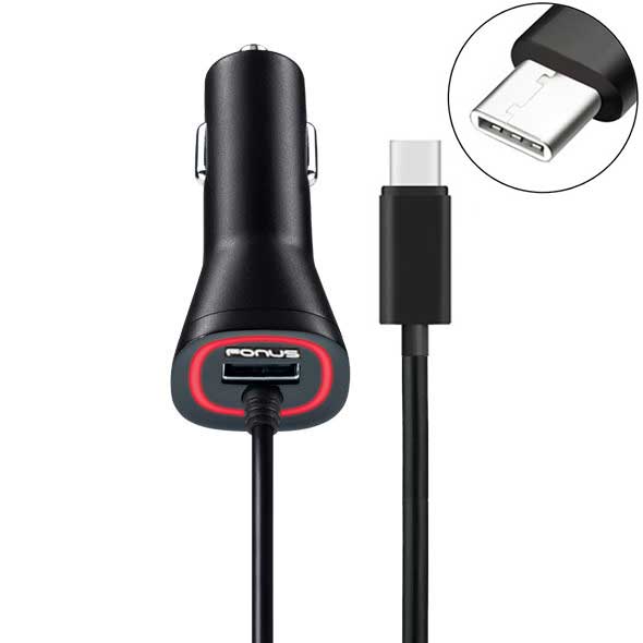Car Charger, DC Socket Adapter Power Type-C 3.4A - NWD42