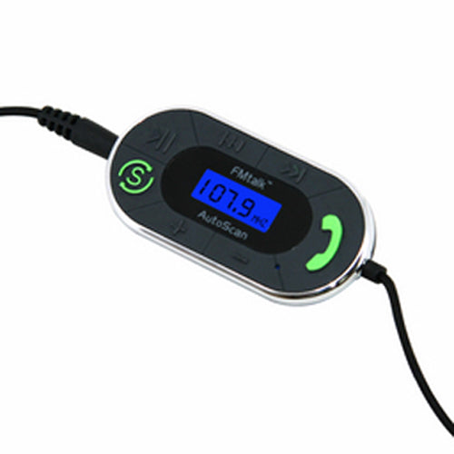 FM Transmitter, Microphone Adapter Hands-free AutoScan Car Stereo - NWF77