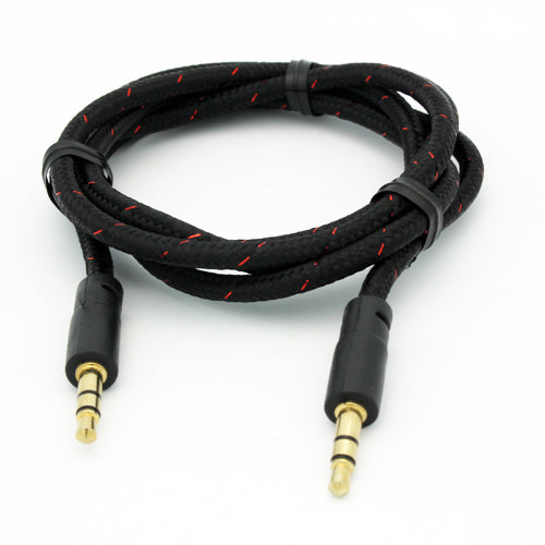 Aux Cable, Speaker Jack Wire Audio Cord Car Stereo Aux-in Adapter 3.5mm - NWK55