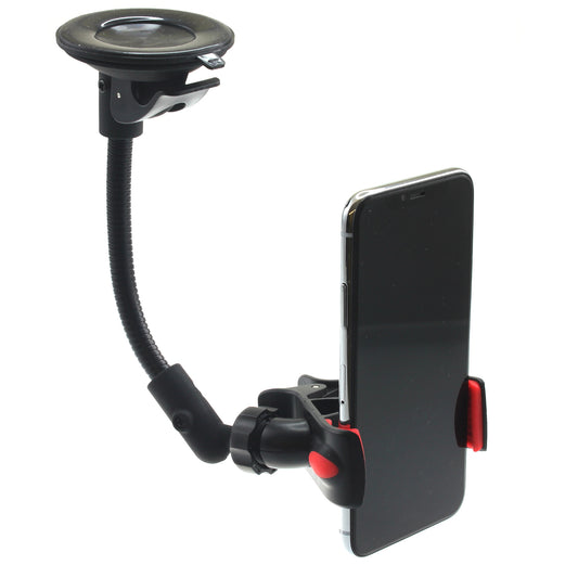 Car Mount, Clip Swivel Holder Windshield Dash - NWC51