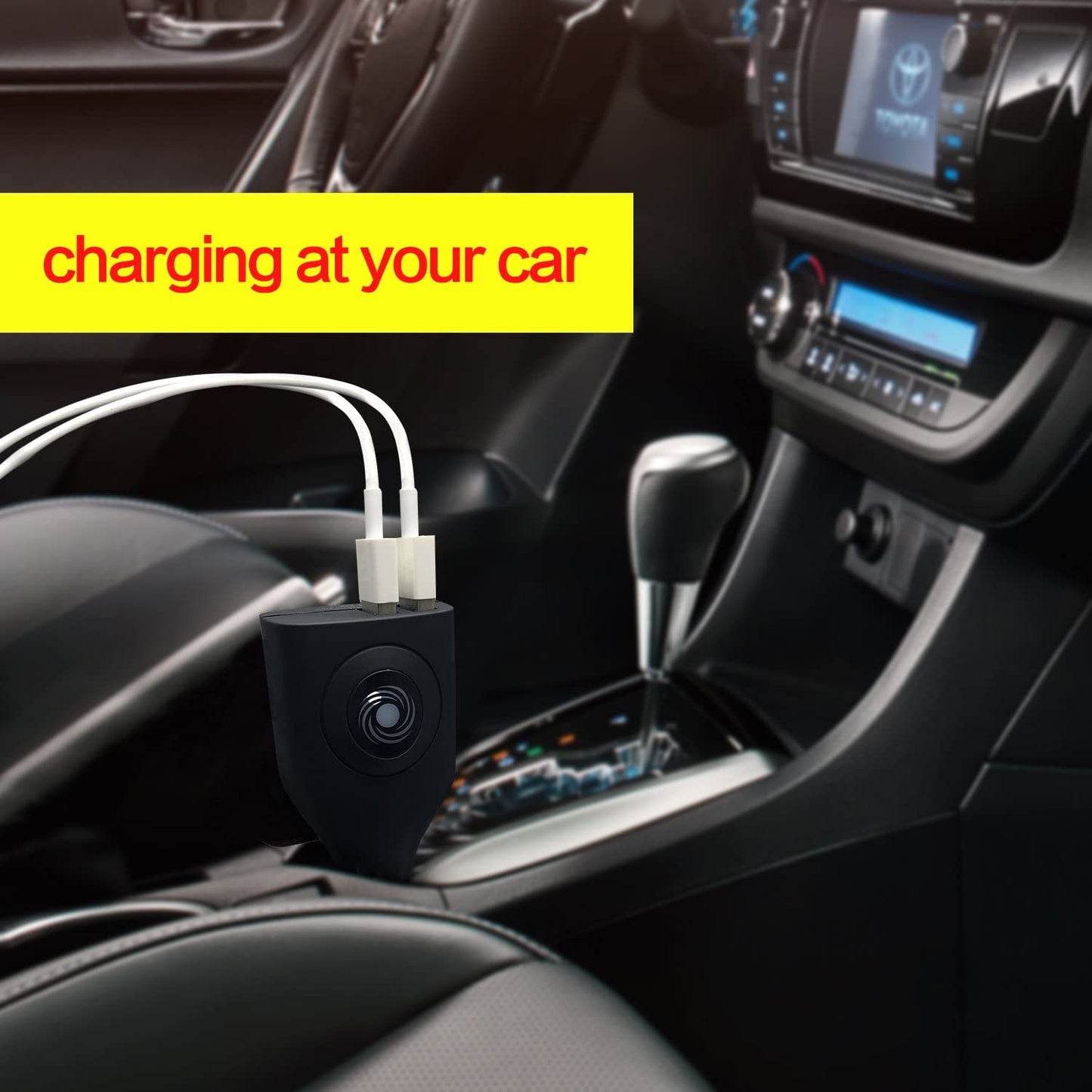 Car Home Charger, DC Socket Adapter Power 2-in-1 2-Port USB - NWM67