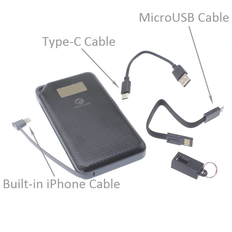 Power Bank, Battery Backup Portable Charger 10000mAh - NWM06