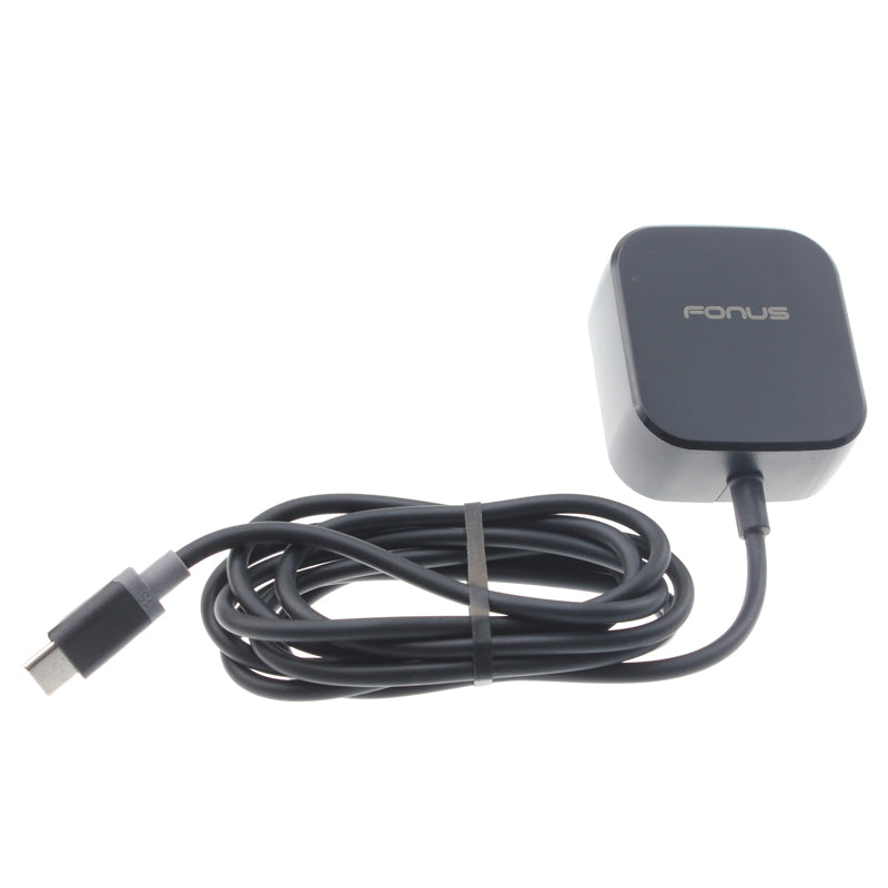 Fast Home Charger, Power Adapter Turbo Charge Type-C 5ft Long 15W - NWB68