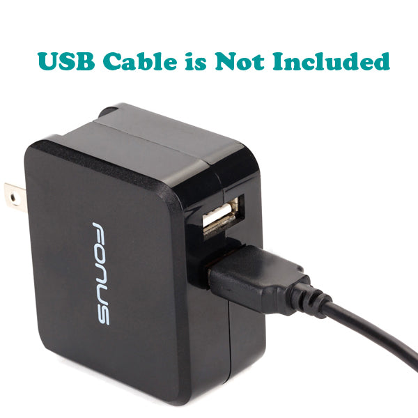 Home Charger, AC Plug Wall 3.4A 2-Port USB 17W - NWK63