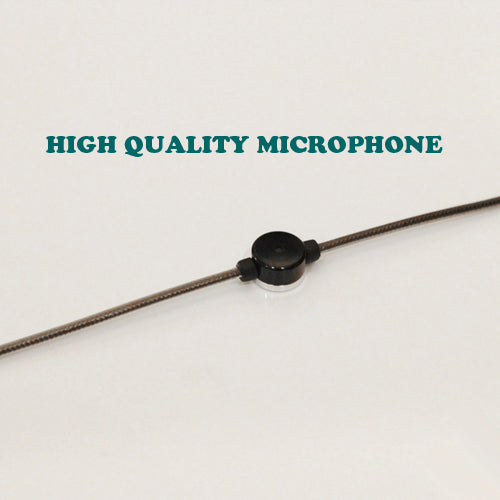 Wired Earphones, Metal Earbuds Headset Handsfree Mic Headphones Hi-Fi Sound - NWG70