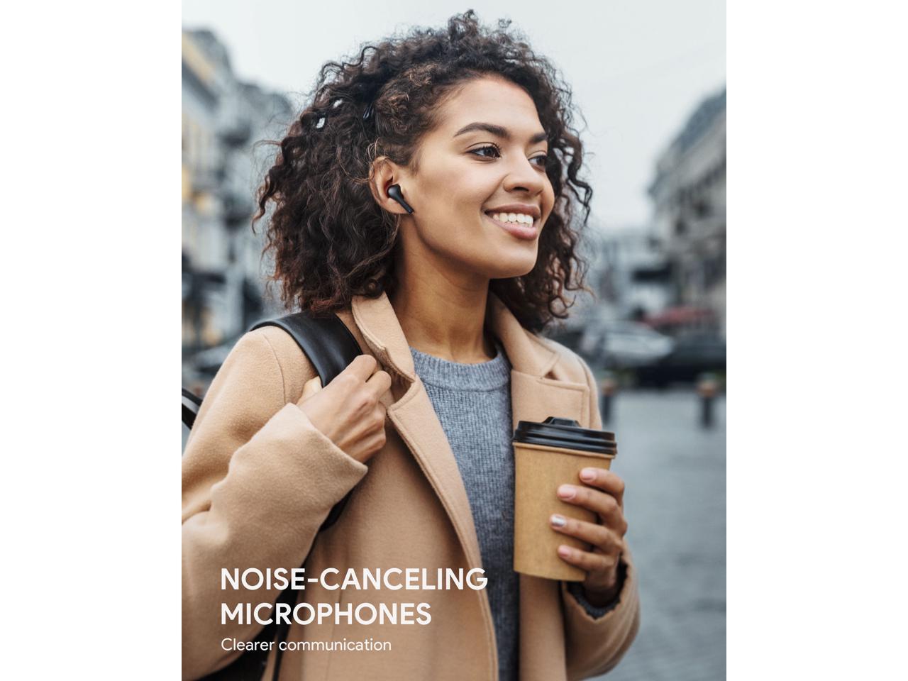 TWS Earphones, Headset True Stereo Headphones Earbuds Wireless - NWZ76