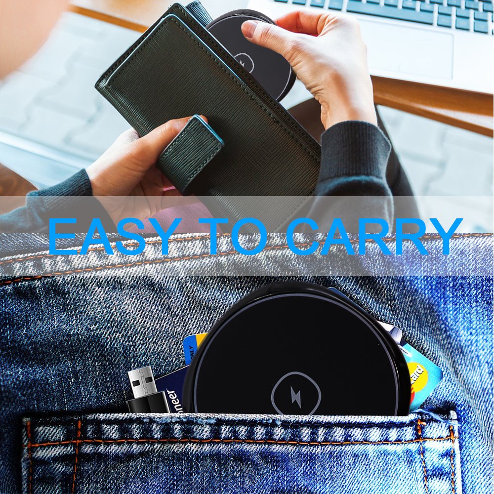 Wireless Charger, Slim Charging Pad 7.5W and 10W Fast - NWR86