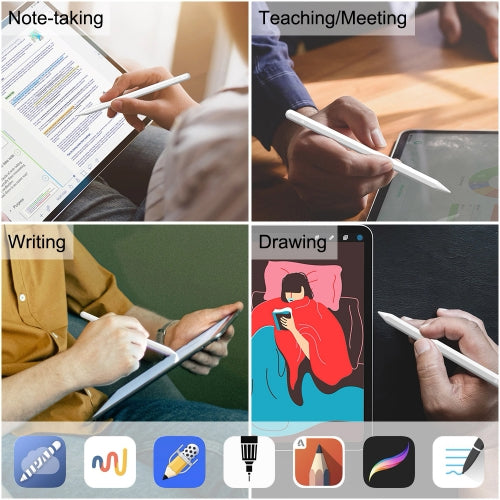 Active Stylus Pen, Palm Rejection Rechargeable Touch Capacitive Digital - NWG79