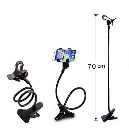 Clip Holder, Long Gooseneck Lazy Arm Mount Desk Bed Stand - NWL62