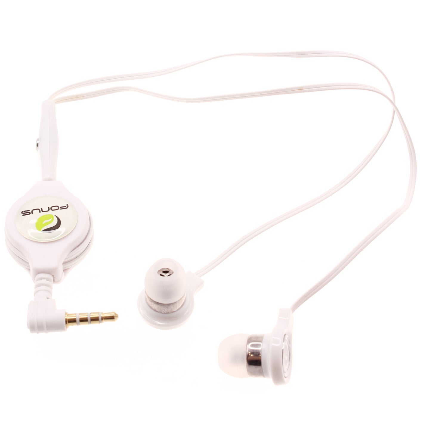 Retractable Earphones, Earbuds Handsfree Headset Hands-free Headphones - NWB72