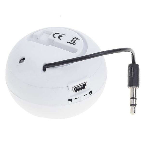 Wired Speaker, White Rechargeable Multimedia Audio Portable - NWS99