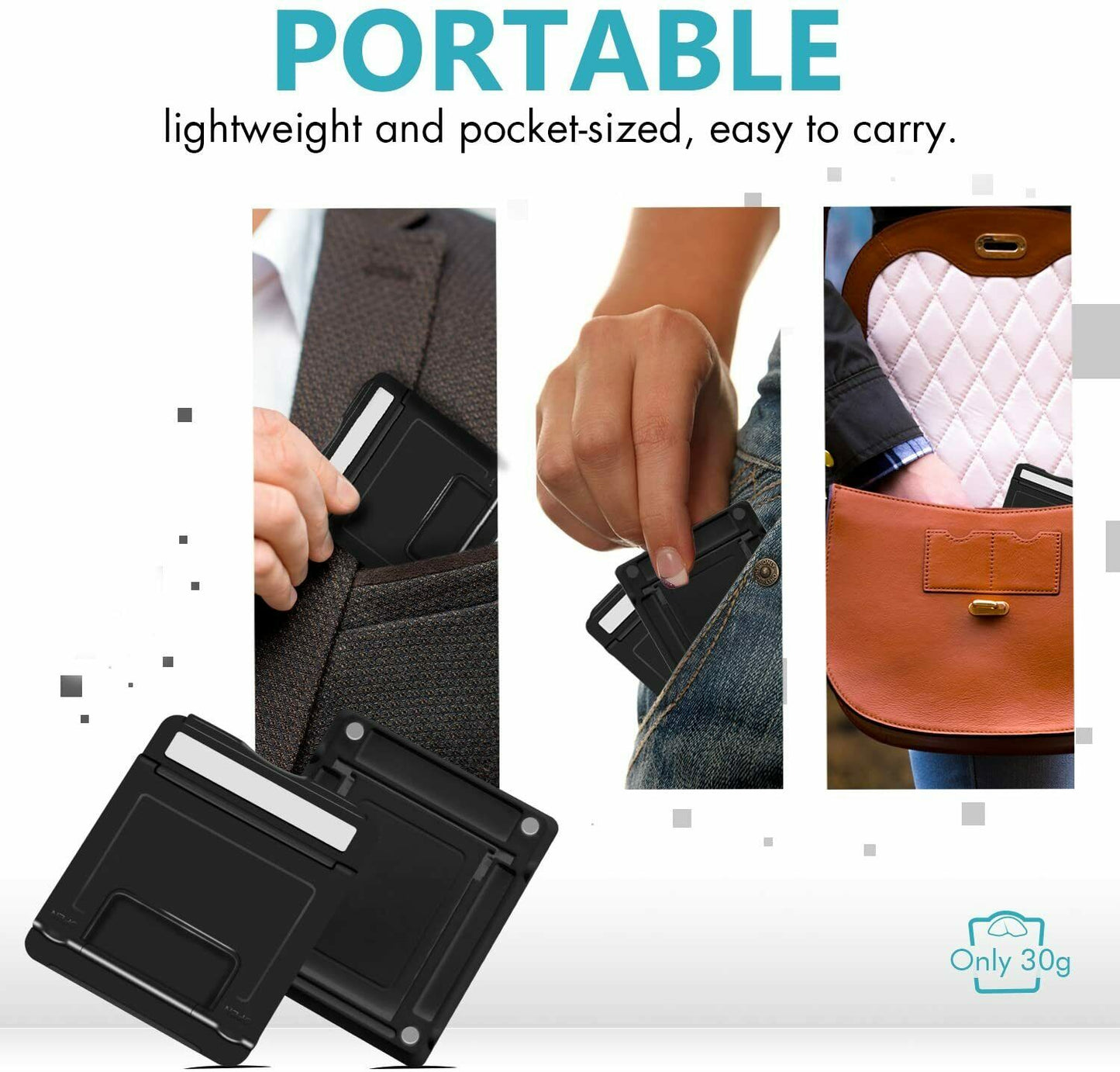 Stand, Cradle Desktop Travel Holder Fold-up - NWZ41