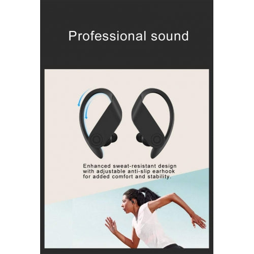 TWS Headphones, True Stereo Ear hook Earphones Earbuds Wireless - NWL86