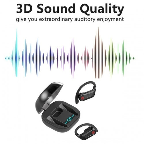 TWS Headphones, True Stereo Ear hook Earphones Earbuds Wireless - NWL95