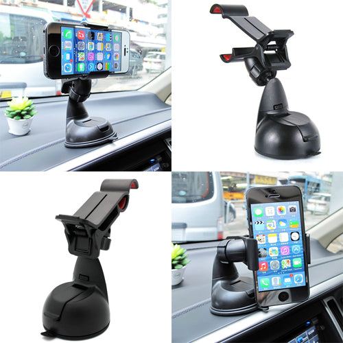 Car Mount, Swivel Cradle Holder Windshield Dash - NWK56