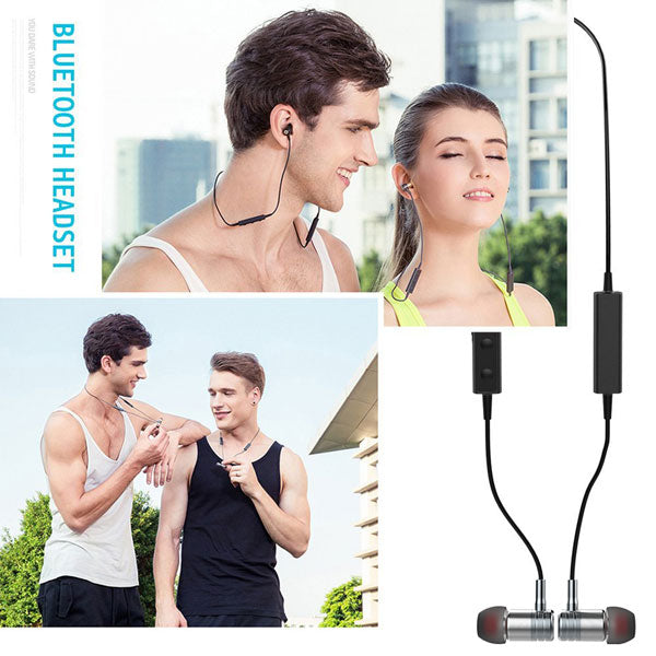 Wireless Headset, Headphones Neckband With Microphone Earphones Sports - NWJ85