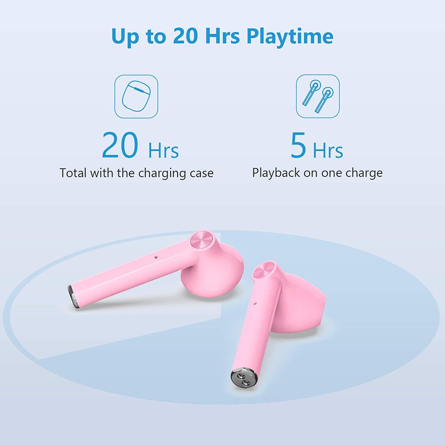 TWS Earphones, Headset True Stereo Headphones Earbuds Wireless - NWXYP