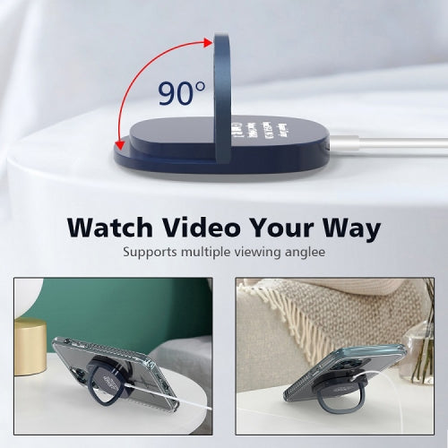 Magnetic Wireless Charger, USB-C Quick Charge Slim Charging Pad 15W Fast - NWE68