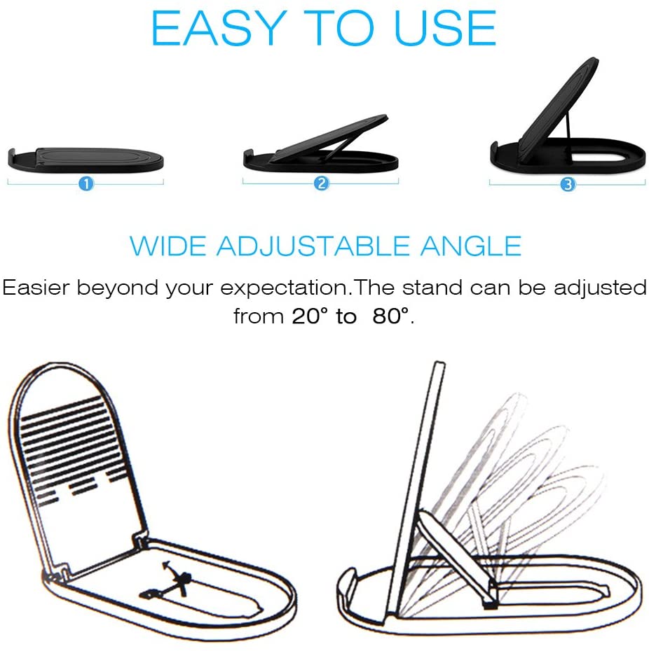 Fold-up Stand, Cradle Desktop Travel Holder Blue - NWZ17