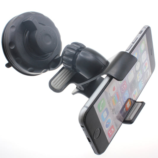 Car Mount, Swivel Cradle Glass Holder Windshield - NWB94