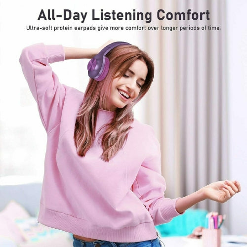 Wireless Headphones, Earphones Hands-free w Mic Headset Foldable - NWCM3