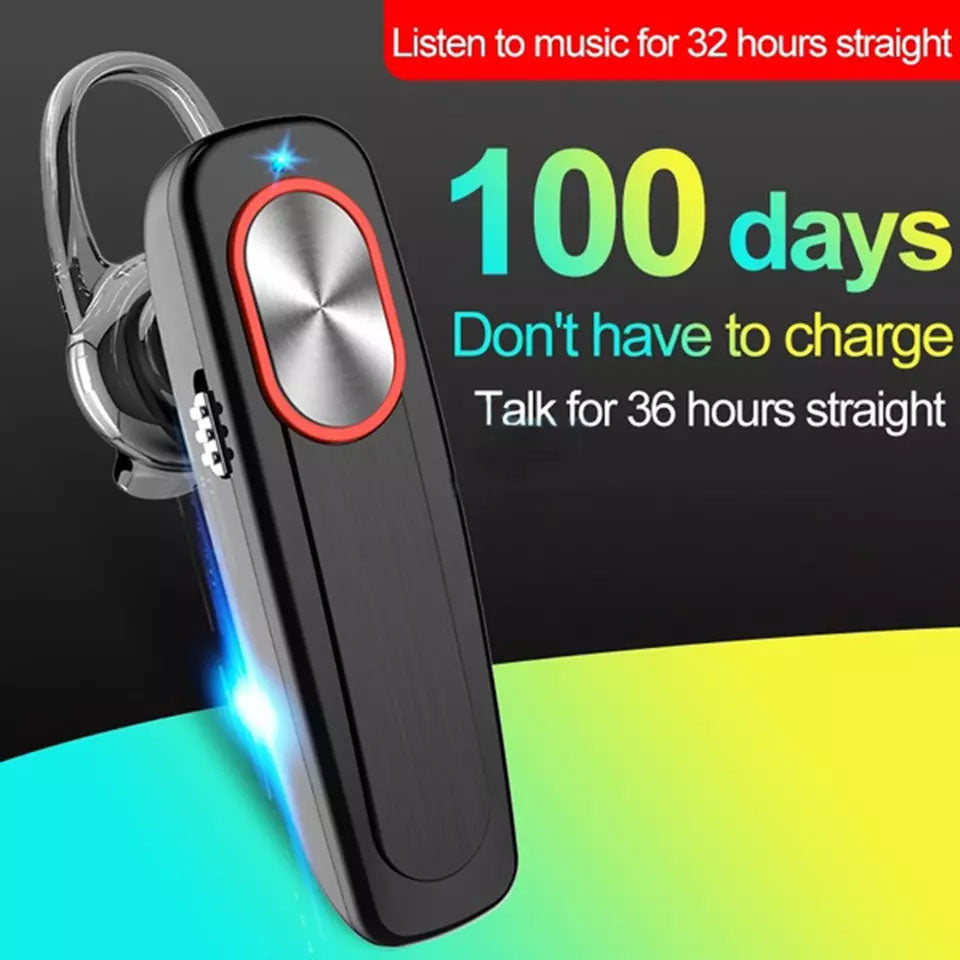 Wireless Earphone, Headset Single Headphone Handsfree Mic Mono Earbud - NWY84