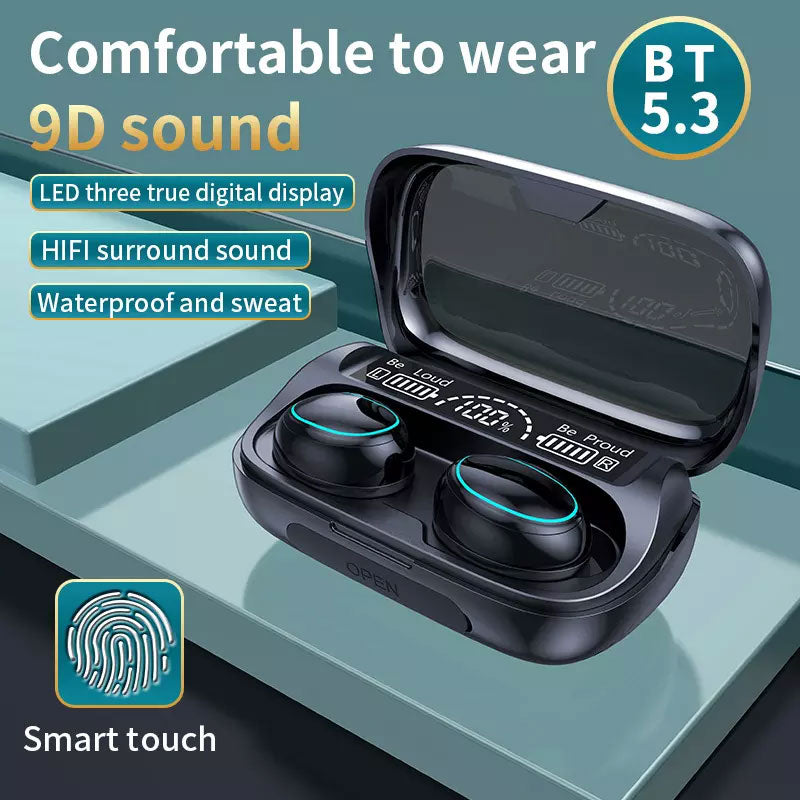 TWS Headphones, Headset True Wireless Stereo Earphones Earbuds Wireless - NWY82