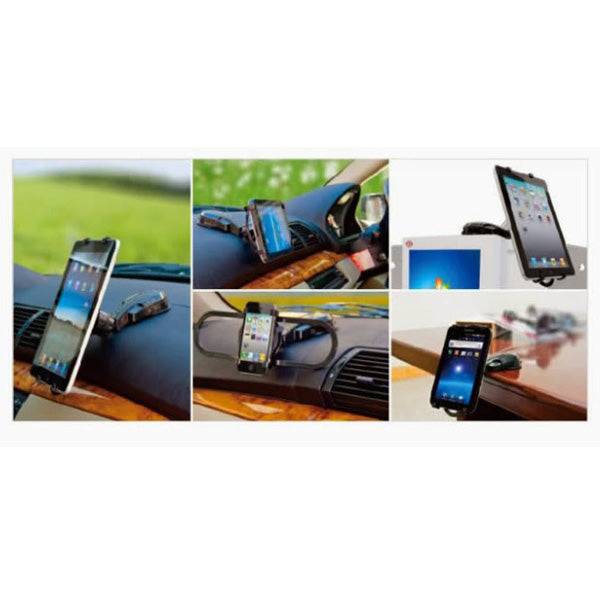 Car Mount, Swivel Dock Cradle Dash Tablet Holder - NWC96