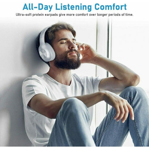 Wireless Headphones, Earphones Hands-free w Mic Headset Foldable - NWCM4