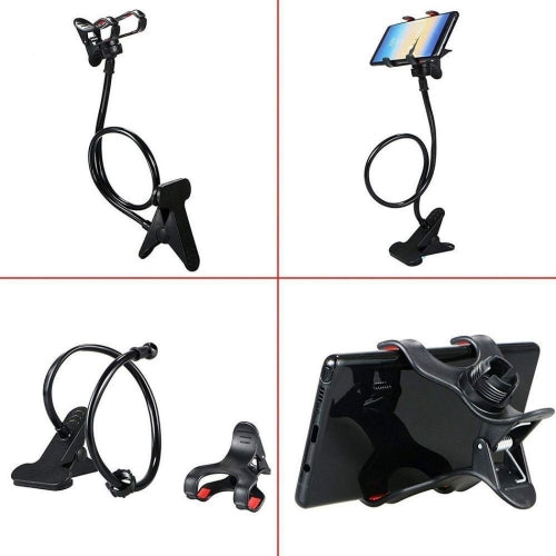 Clip Holder, Long Gooseneck Lazy Arm Mount Desk Bed Stand - NWL62