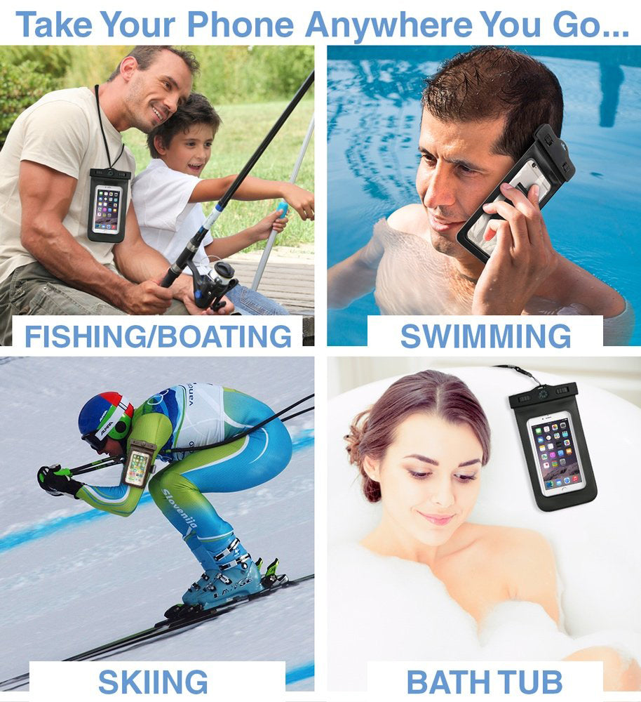 Waterproof Case, Touch Screen Cover Floating Bag Underwater - NWR79