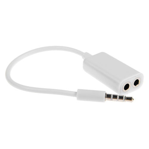Headphones Splitter, Audio Jack Adaptor Dual Headset Port Earphone Adapter 3.5mm - NWS25