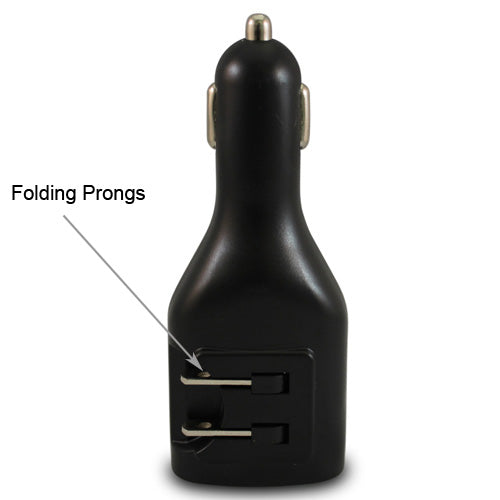 Car Home Charger, DC Socket Adapter Power 2-in-1 2-Port USB - NWM67