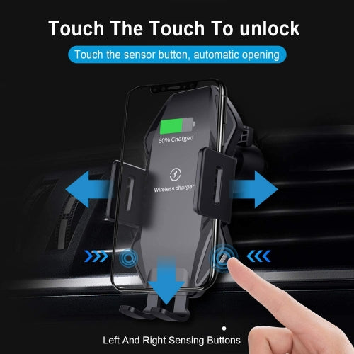 Car Wireless Charger Mount, Dock Auto Sensor Fast Charge Holder Dashboard Air Vent - NWA75