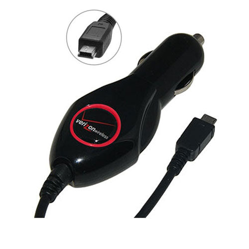 Car Charger, Coiled Adapter Power DC Socket Mini-USB - NWB66