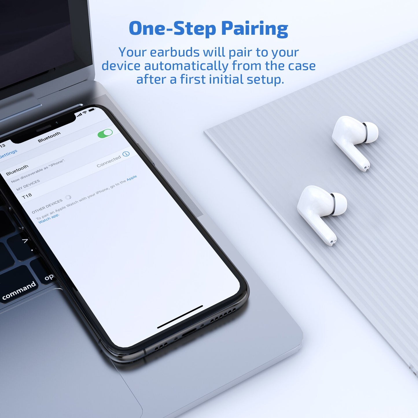 TWS Earphones, Headset True Stereo Headphones Earbuds Wireless - NWZ19