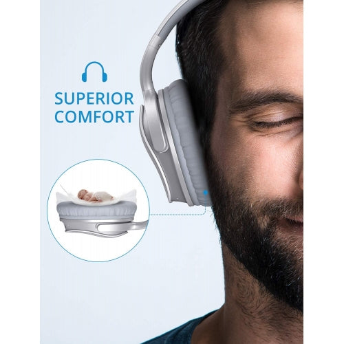 Wireless Headphones, Hands-free Active Noise Cancelling w Mic Headset Foldable - NWA74