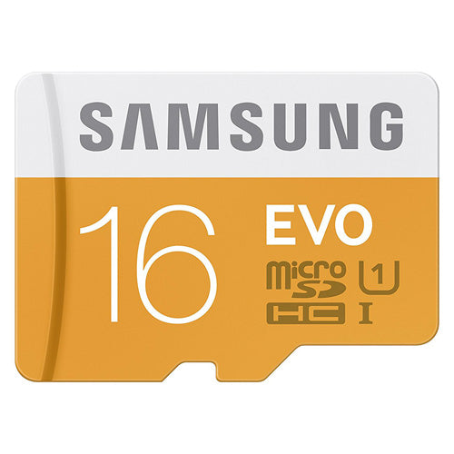 16GB Memory Card, MicroSDHC Class 10 MicroSD High Speed Samsung Evo - NWR88