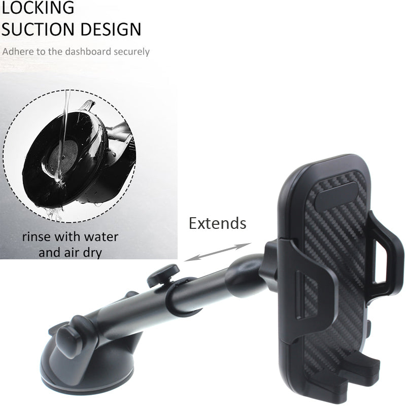 Car Mount, Cradle Telescopic Holder Windshield Dash - NWN98