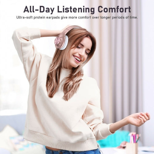 Wireless Headphones, Earphones Hands-free w Mic Headset Foldable - NWCM1