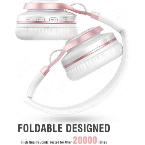 Wireless Headphones, Earphones Hands-free w Mic Headset Foldable - NWE50