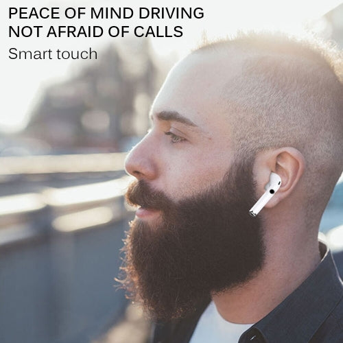 Wireless Earphone, Hands-free Microphone Single Earbud Headphone Mono Headset Docking Car Charger - NWL89