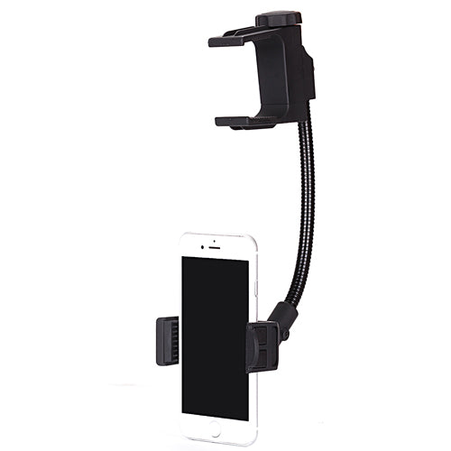 Car Mount, Stron Grip Cradle Rotating Rear View Mirror Holder - NWJ89
